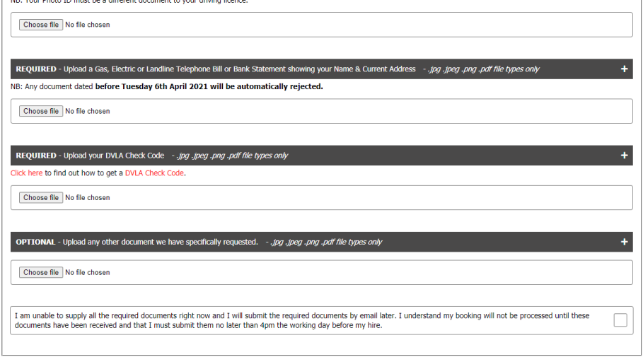 Uploading without Documents
