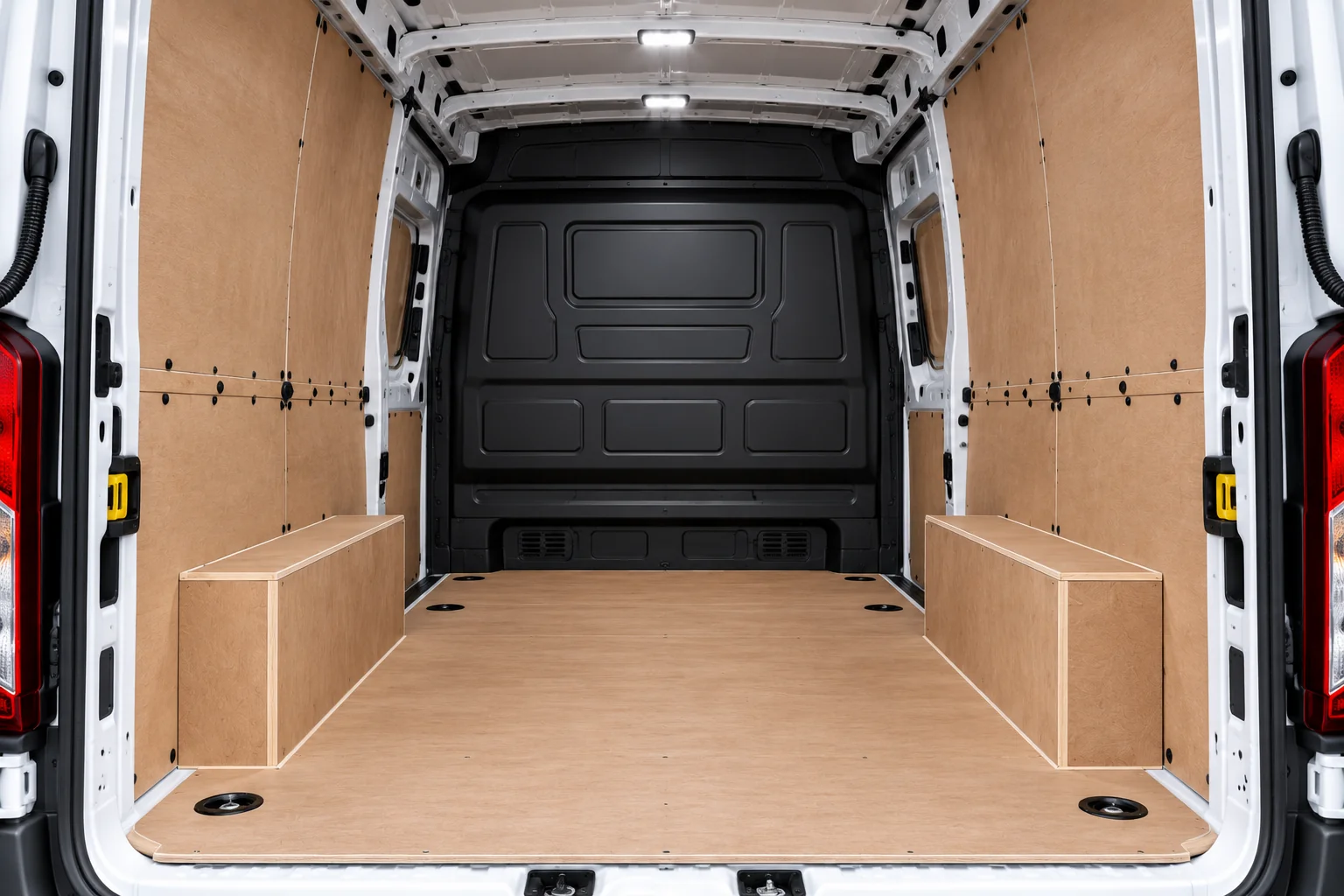 LWB Ford Transit Rear Open View
