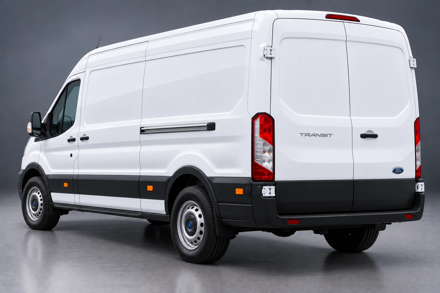LWB Ford Transit Nearside Rear Three Quarter