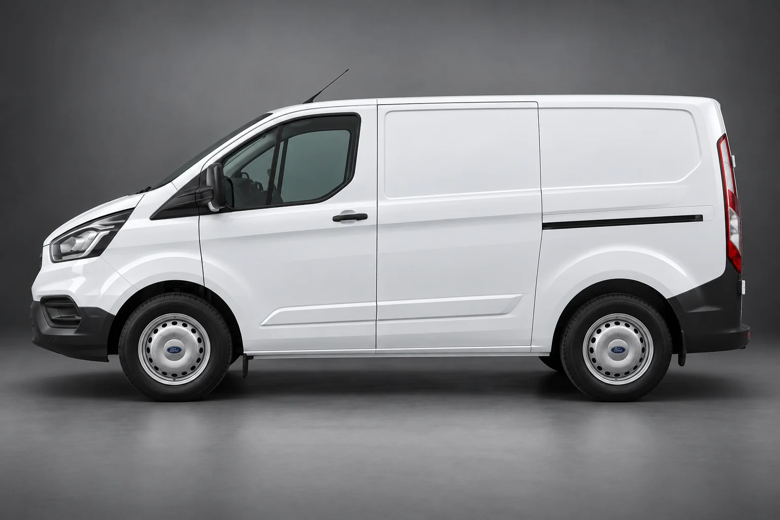 SWB Ford Transit Nearside View