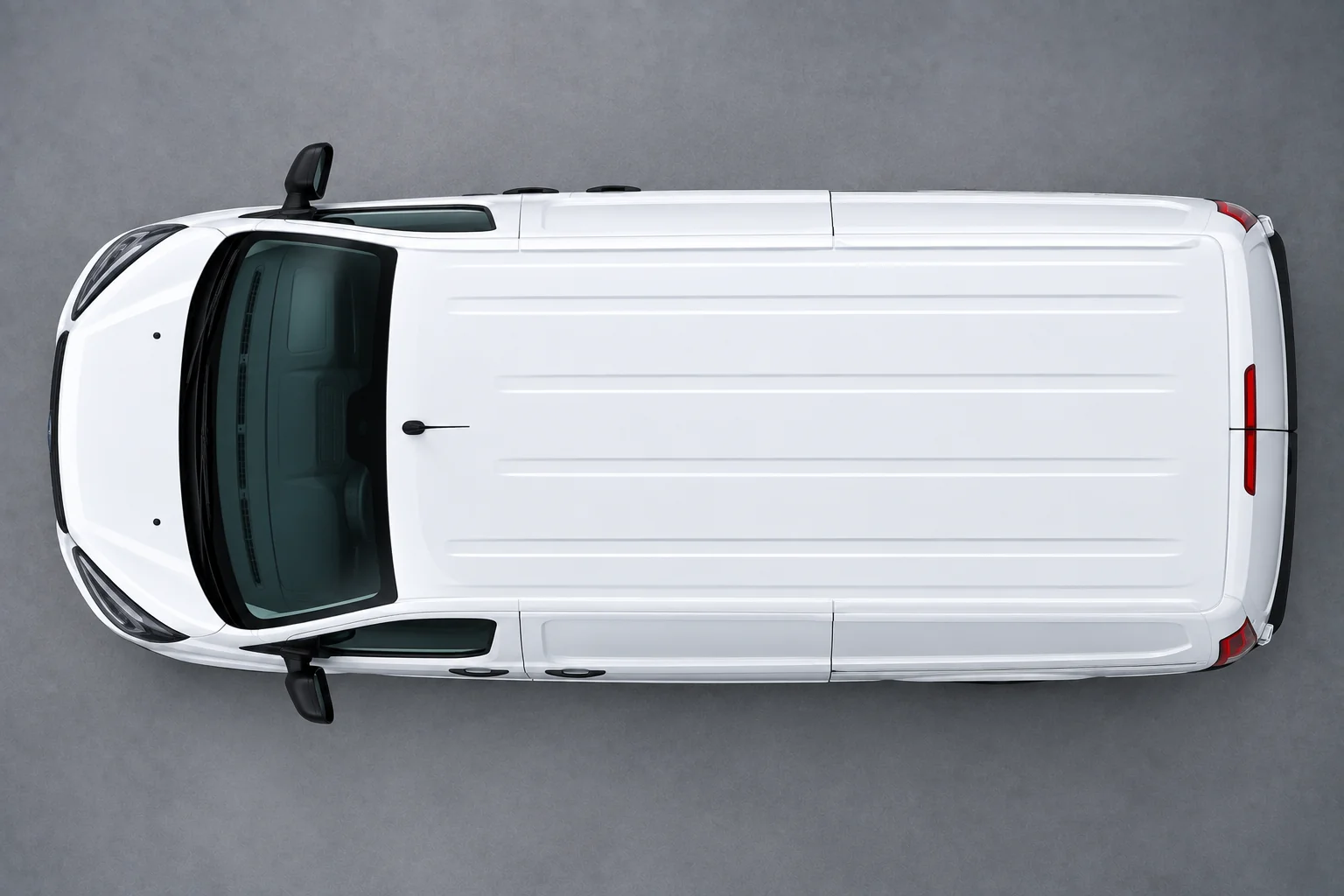 SWB Ford Transit Aerial View