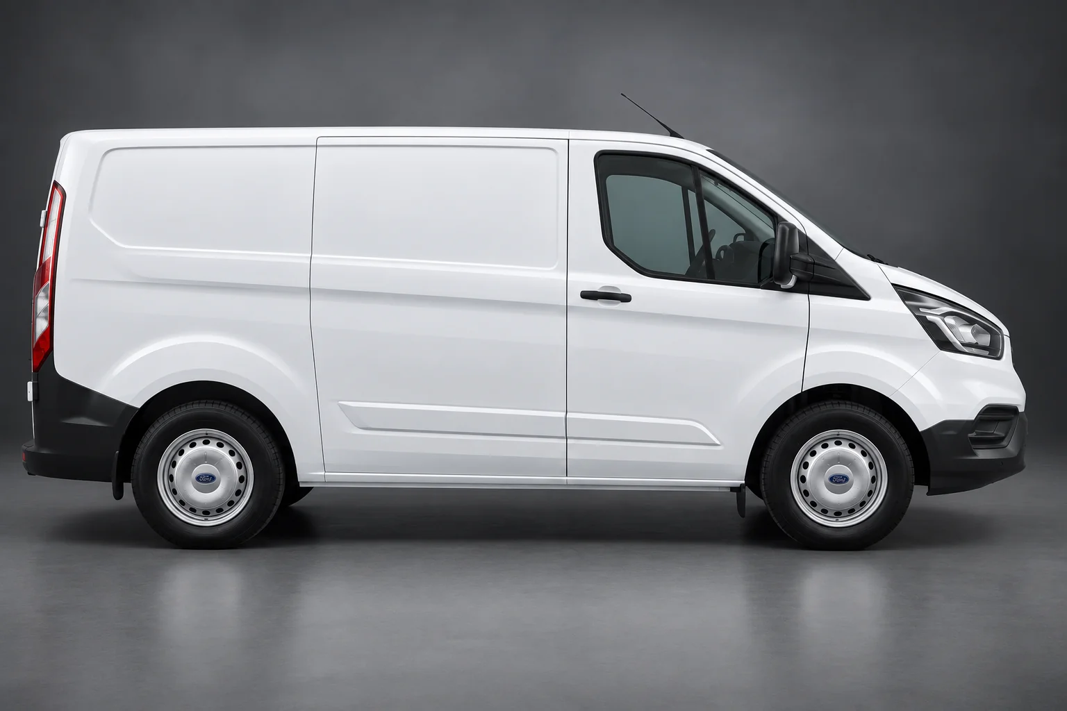 SWB Ford Transit Offside View
