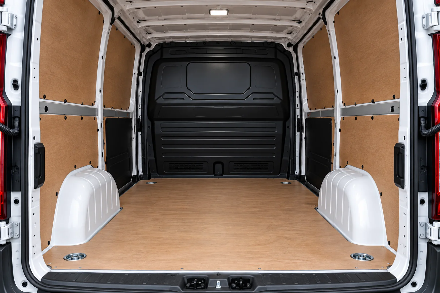 SWB Ford Transit Load Area View