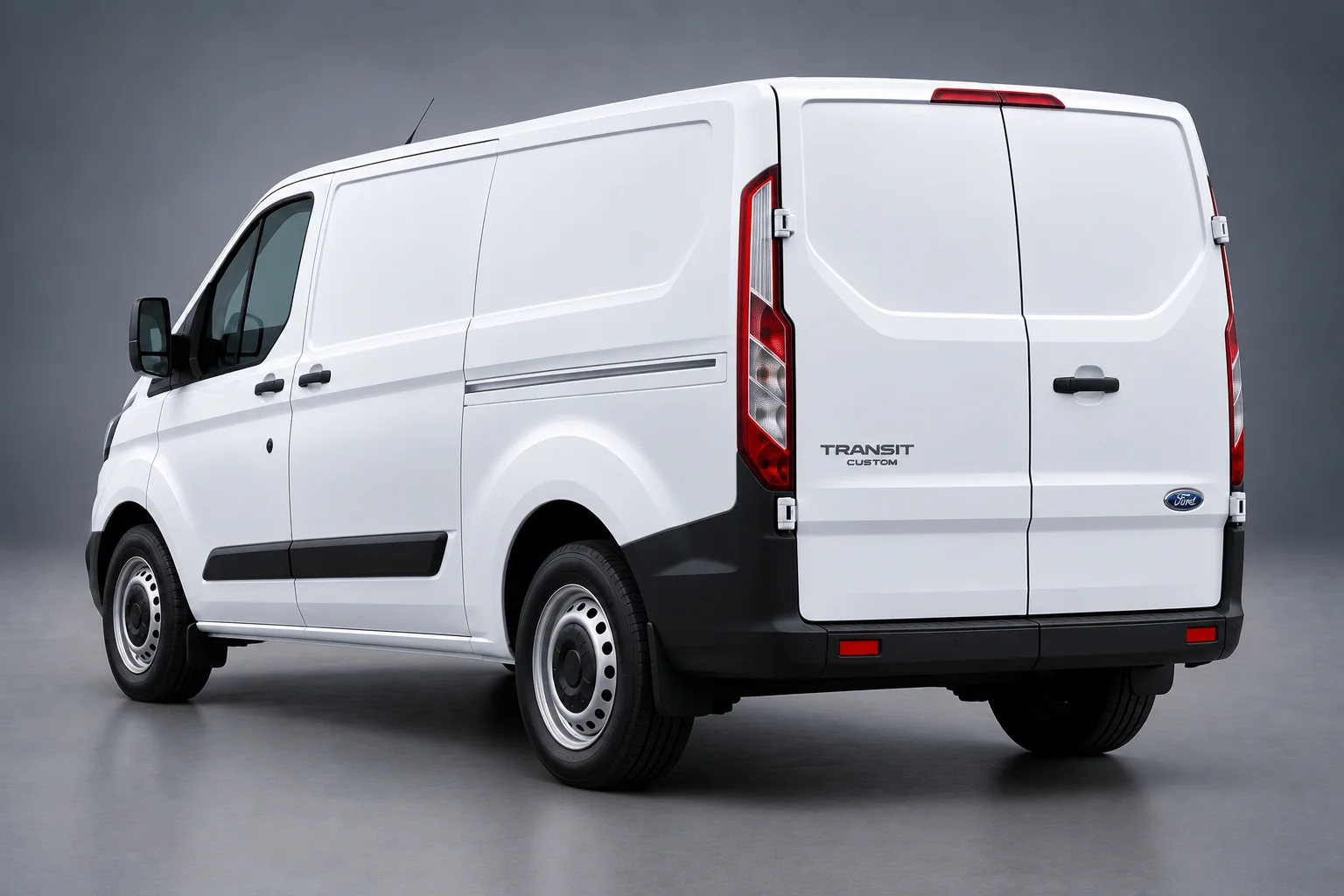 SWB Ford Transit Nearside Rear Three Quarter